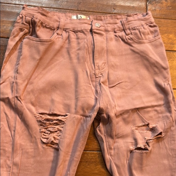 Hengsheng Distressed Pink jeans 2XL - Picture 2 of 6
